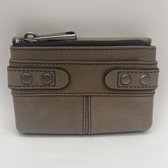 Fossil Fifty Four Women’s Light Brown Leather Wallet Classic Vintage VGC - Picture 1 of 5